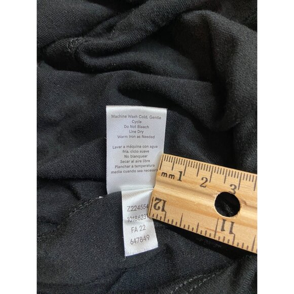 Venus Open Back Black Top S Black Stretch Slim Fit Stylish Minimalist Basic - Picture 5 of 8